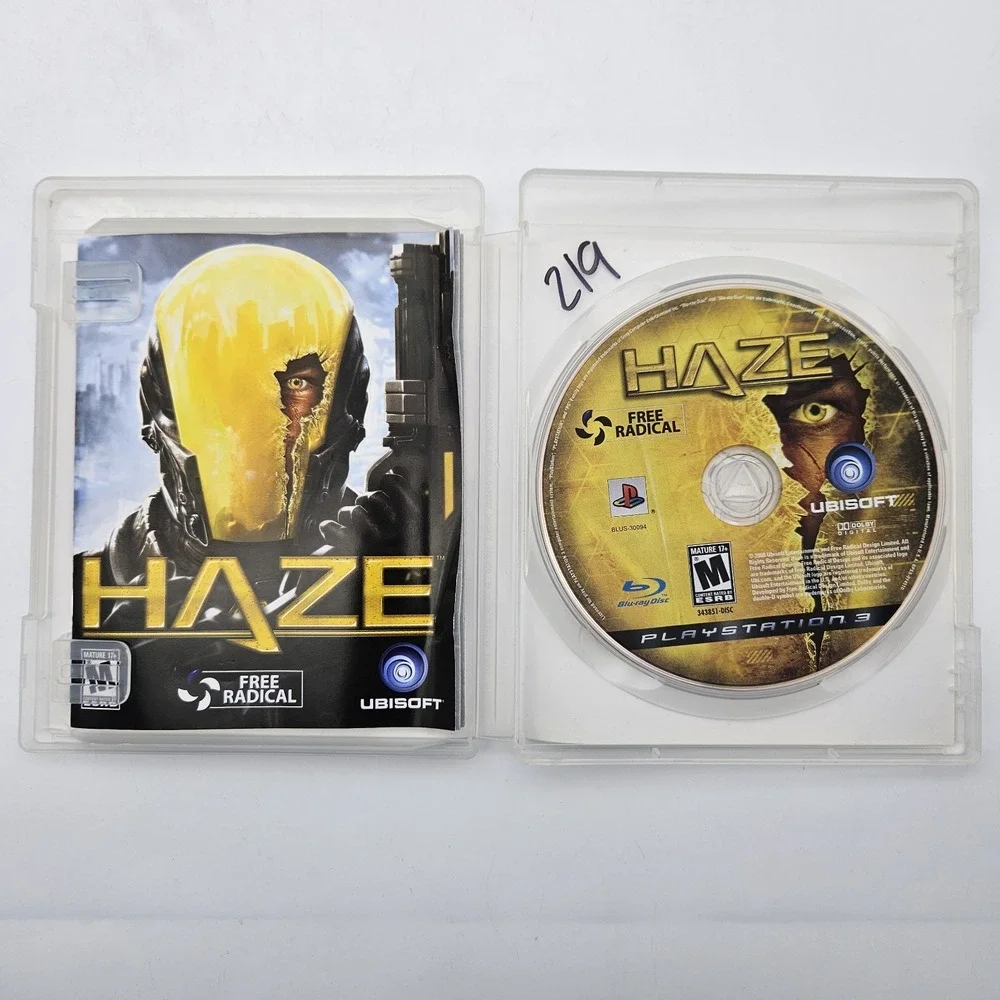 PS3 Killzone 3 Army of Two Haze Battlefield 4 Mix War Games Lot Bundle Lot of 6